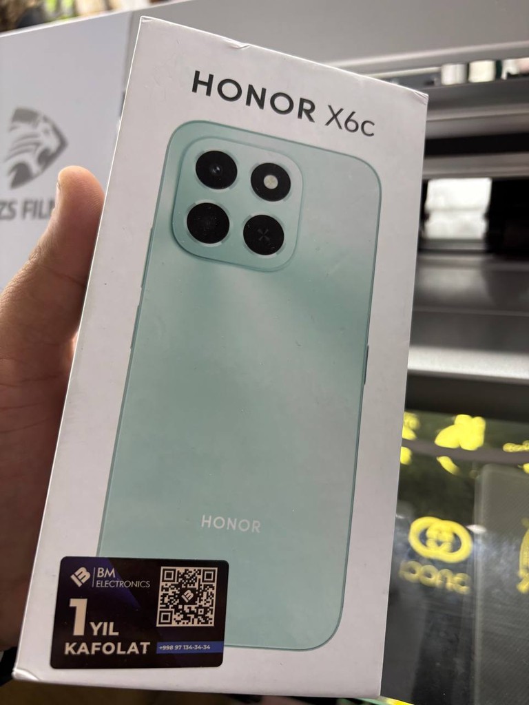 Honor X6C 128GB/6GB - qora, NEW image 2