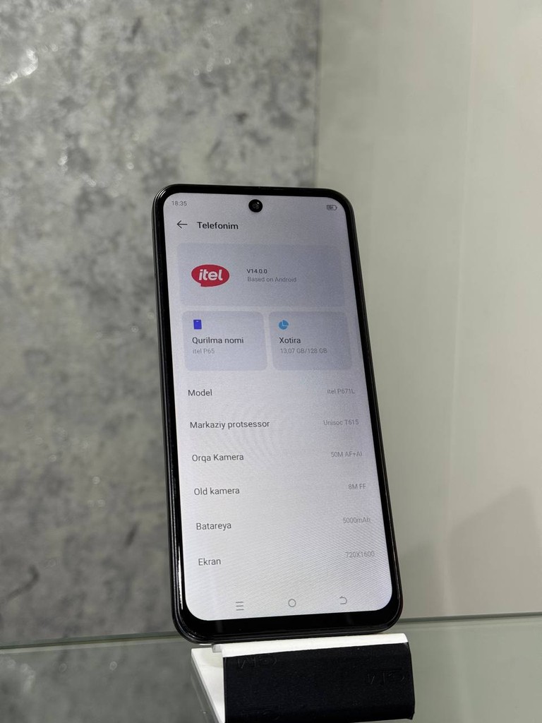 Itel P65 128GB - ideal holat image 2
