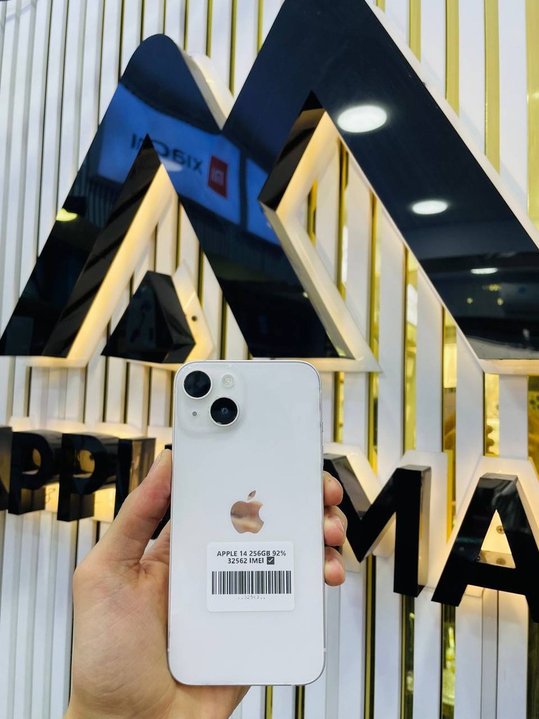 iPhone 14 (256GB) – White, 92% batareya, garanti 30 kun image 1