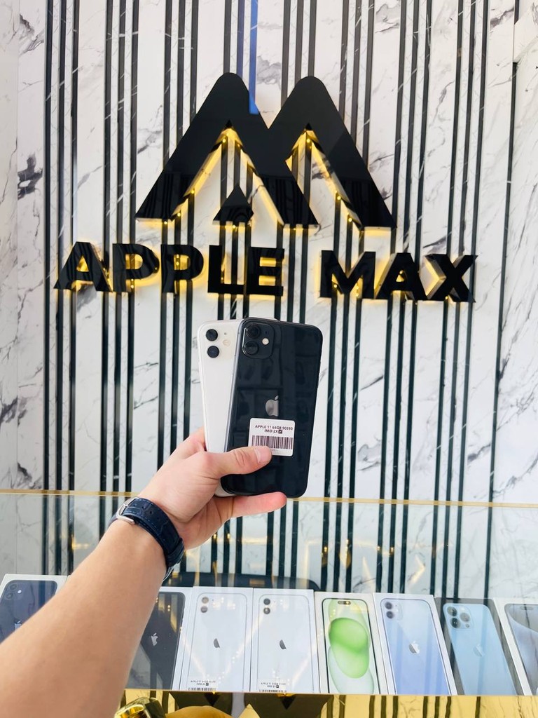 iPhone 11 64GB Black-White LL/A, eSIM, 30 kun garantiya image 1