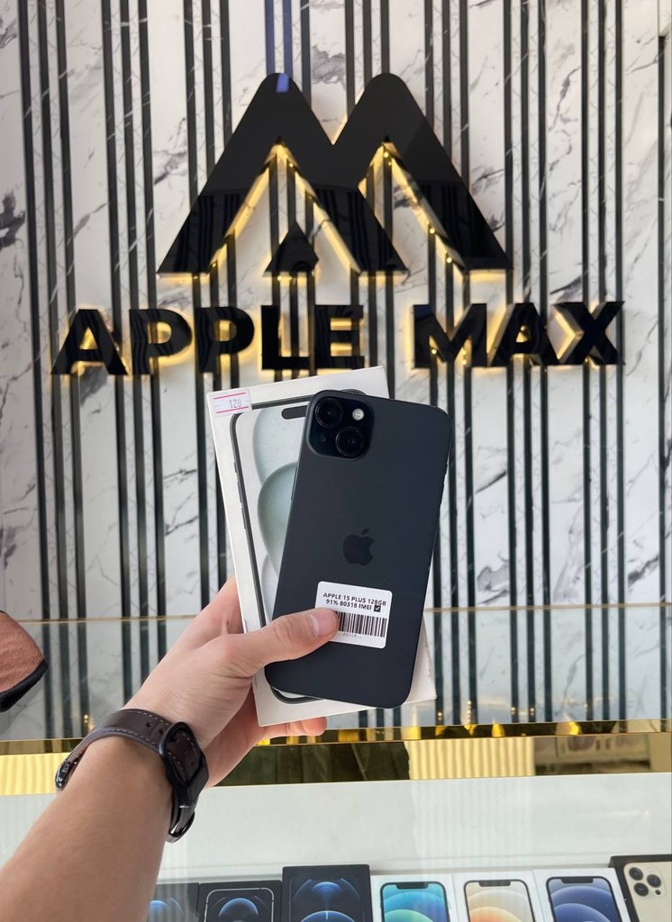 Applemax Apple 15 Plus 128GB, 91% batareya, 30 kun garanti image 1