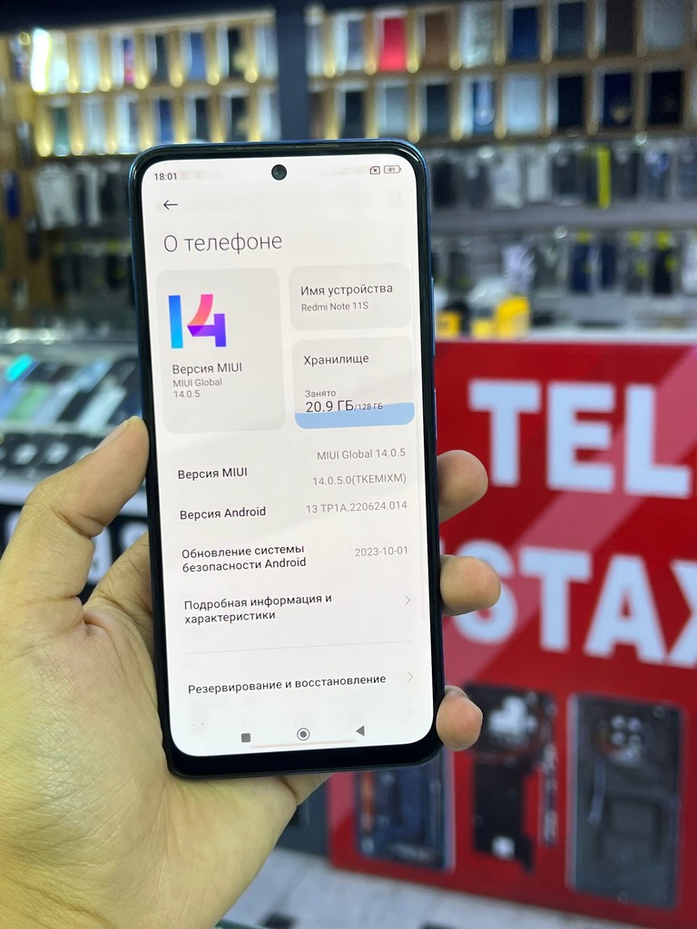 Redmi Note 11S 6/128 - 5000mAh, ideal holat image 2
