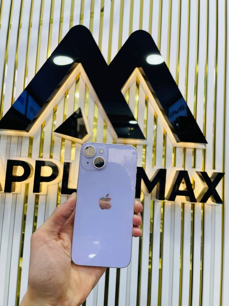 iPhone 14 128GB Purple, 85% battery, 30 kun garantiya image 1