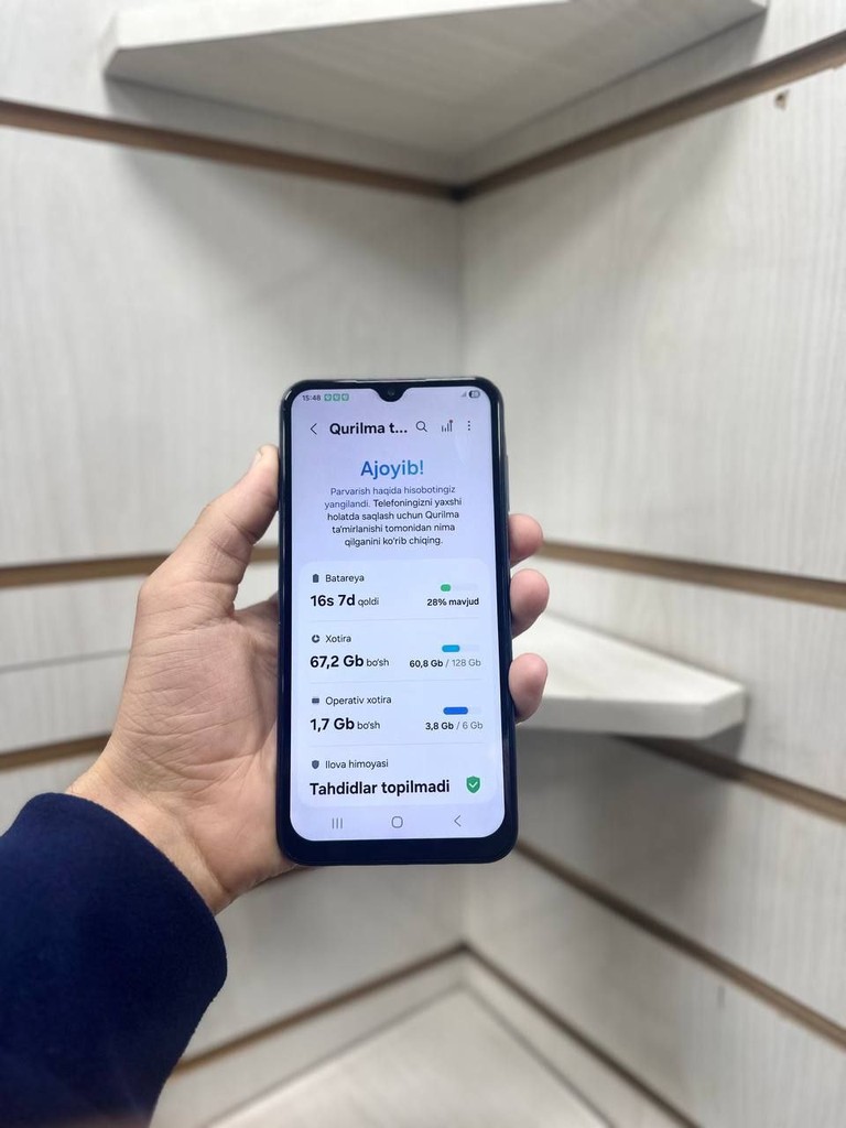 Samsung A15 - ekran almashtirilgan, 128GB/6GB, 5000mAh image 2