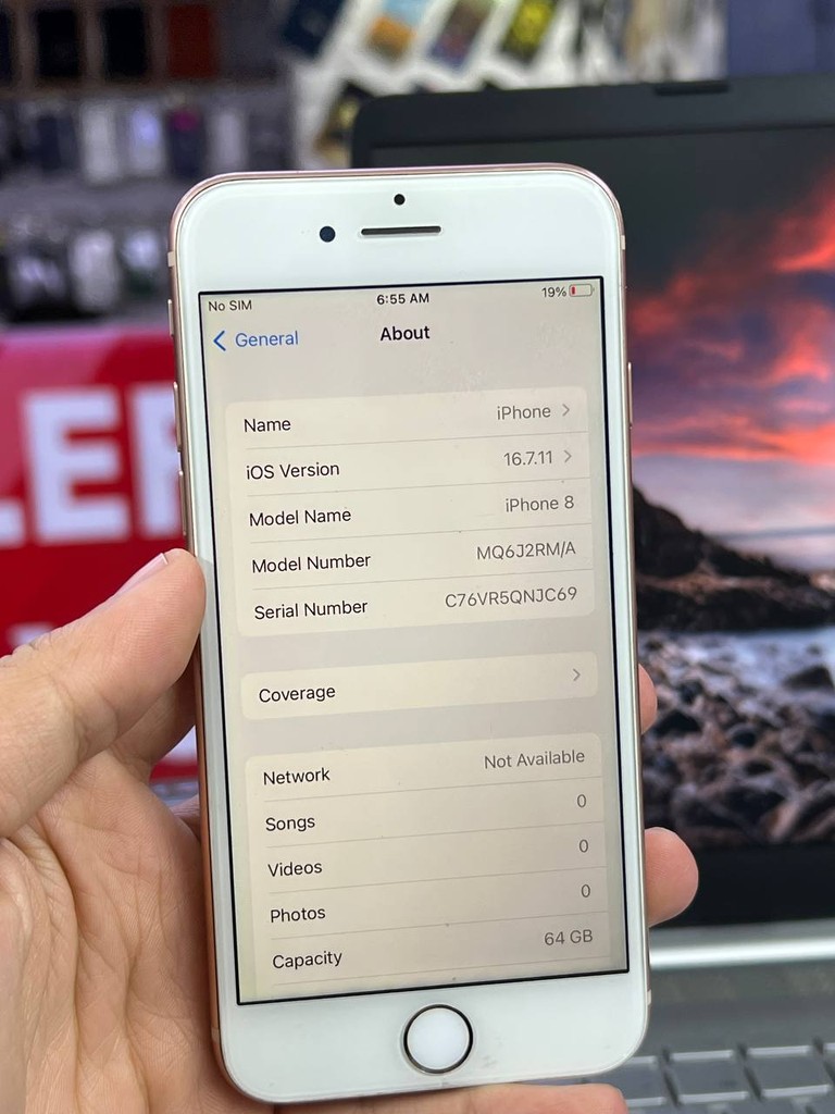 iPhone 8 64GB - 100% batareya, Face ID, True Tone image 2