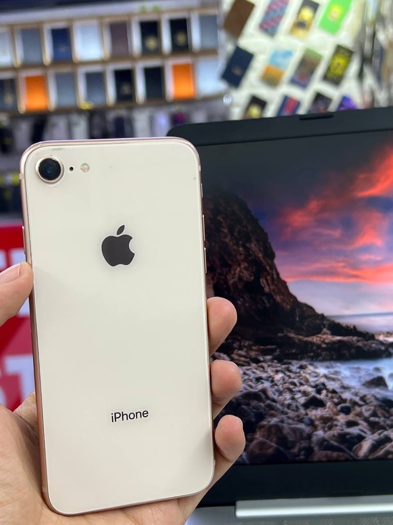 iPhone 8 64GB, Face ID, 100% batareya, rangi rasmdagi kabi image 1