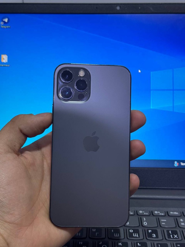 iPhone 12 Pro, 128GB, qora, 78% batareya image 7