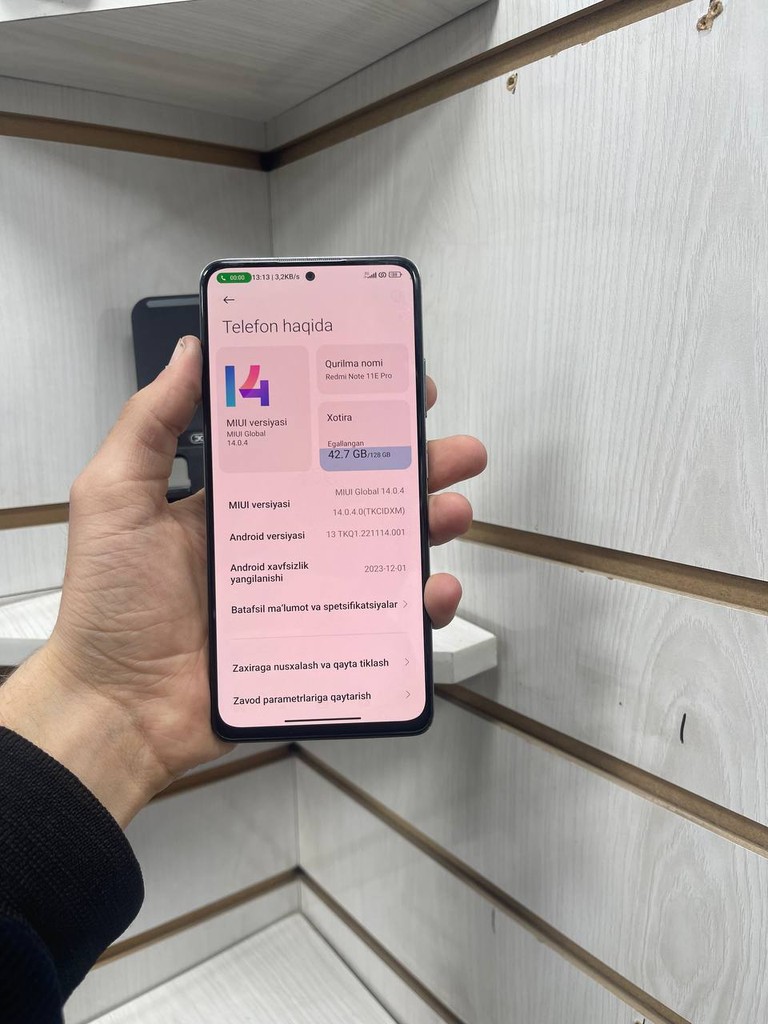 Redmi Note 11 Pro 5G, 128GB, 5000mAh, Ideal holat image 2