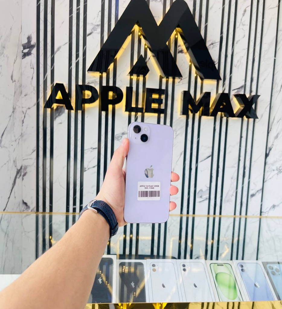 iPhone 14 Plus 128GB Light Purple — LIKE_NEW, 93% batt, 30 kun garanti image 1