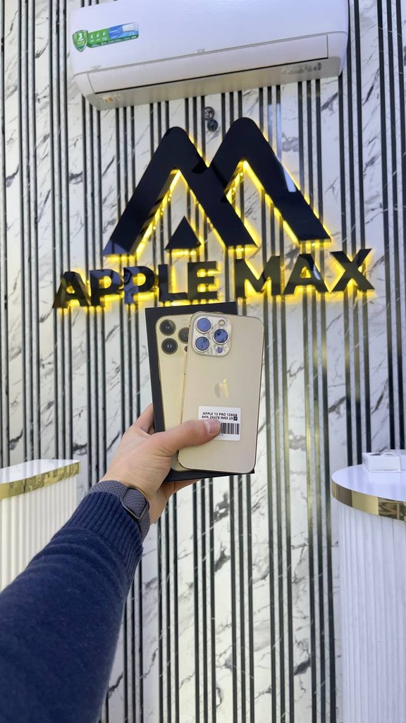 iPhone 13 Pro 128GB Gold - LL/A, 83% battery, 30 kun garanti image 1