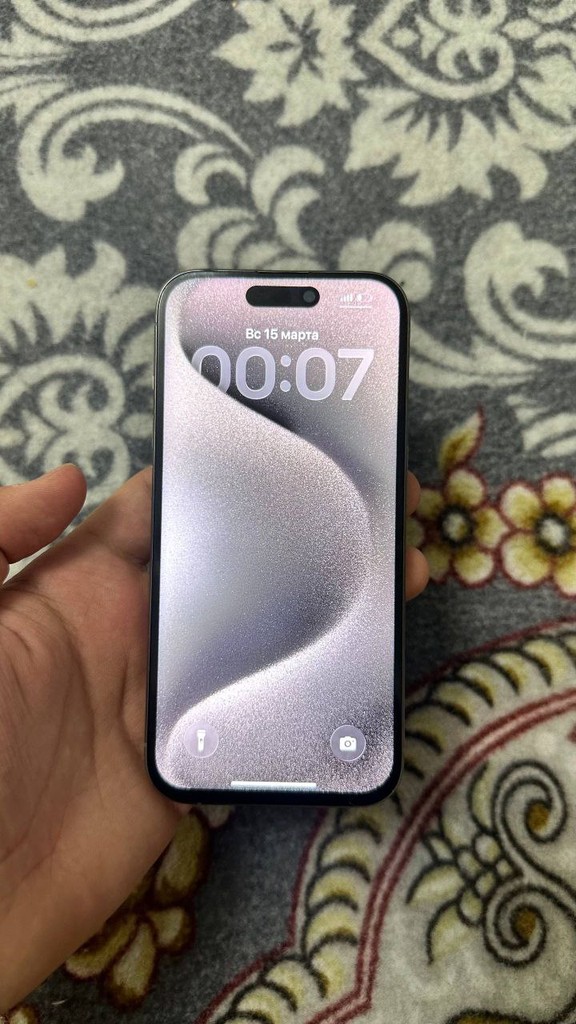 iPhone 15 Pro 512GB, oq, yangi image 1