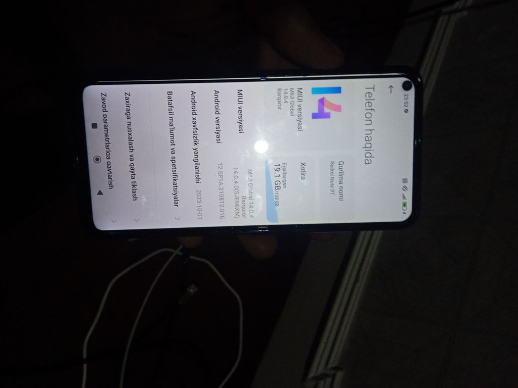 Redmi Note 9T 128GB - toza holatda, ishlayotgan image 3