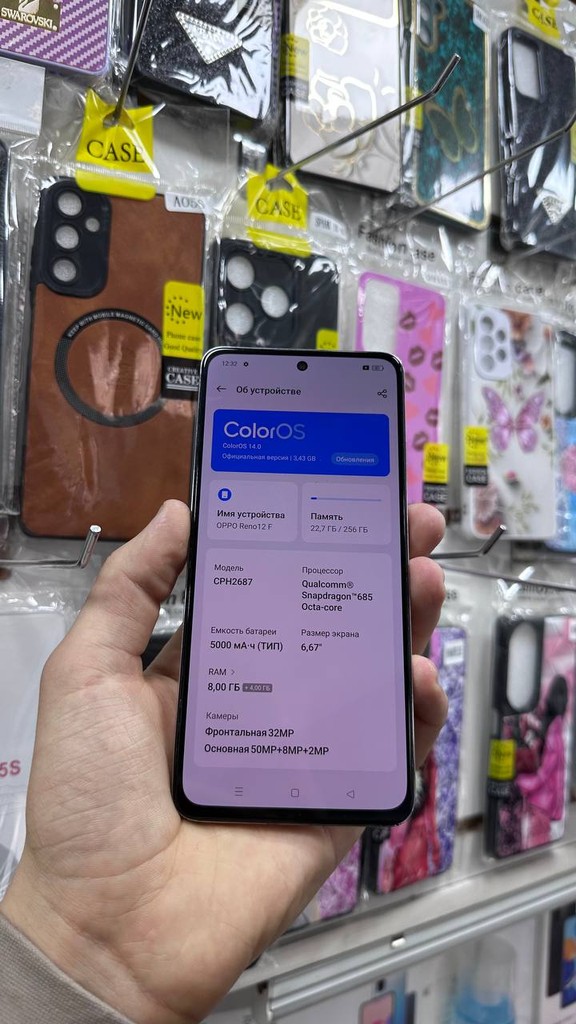 Oppo Reno 12f 5G, 8/256GB - ideal holatda image 1
