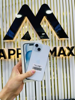 iPhone 15 128GB — Silver, 86% battery, 30 kun garantsiya