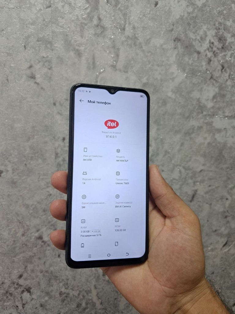 Itel A66 6/128GB - ishlayotgan, 2 SIM image 3