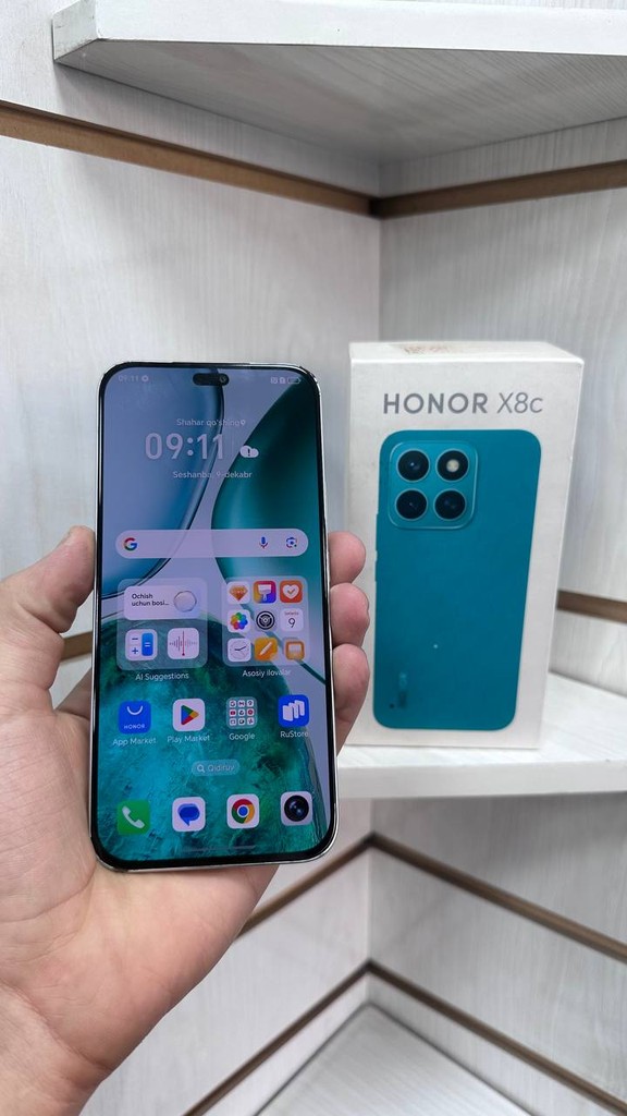 Honor X8c 256GB/8GB, rangi rasmda, korobka bor image 2