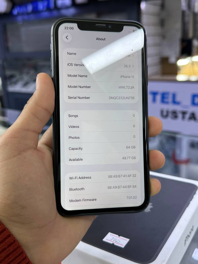 iPhone 11 - 64 GB, 91% batareya, Like New image 2
