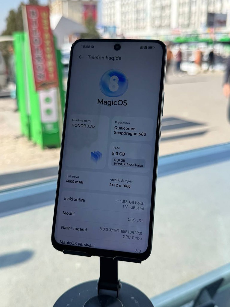 Honor X7b, 8/128GB, quti+hujjatlar, 1 hafta garantiya image 2