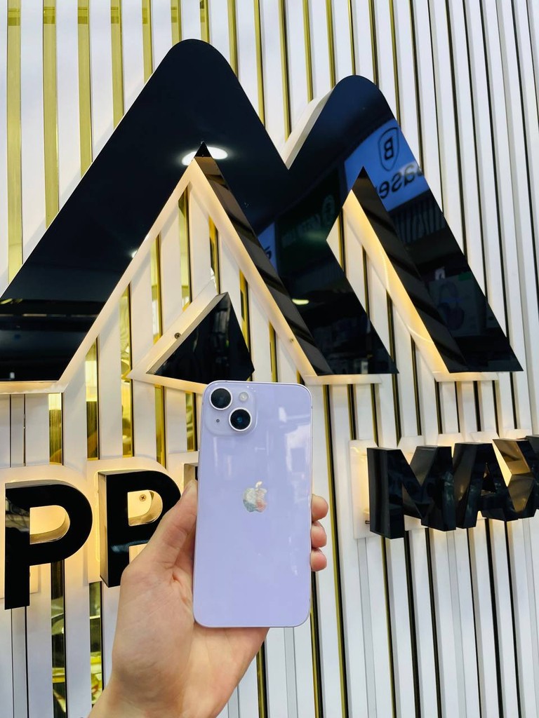 iPhone 14 128GB Purple — LIKE_NEW, 85% batareya, 30 kun garanti image 1