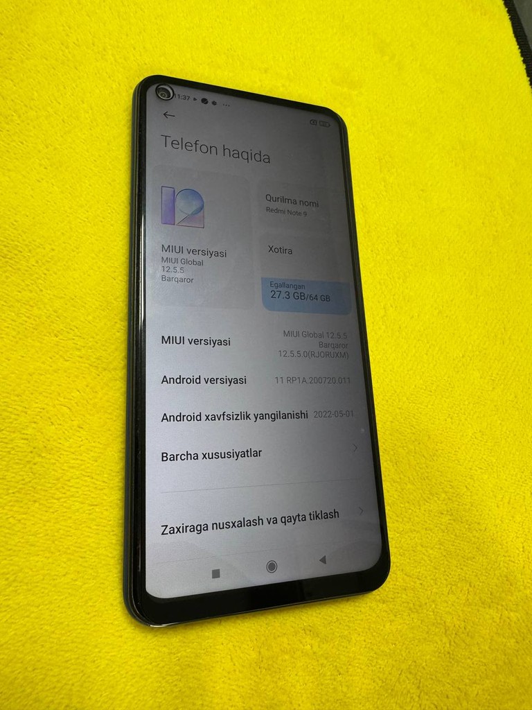Redmi Note 9, 64GB - ishlashi yaxshi image 3