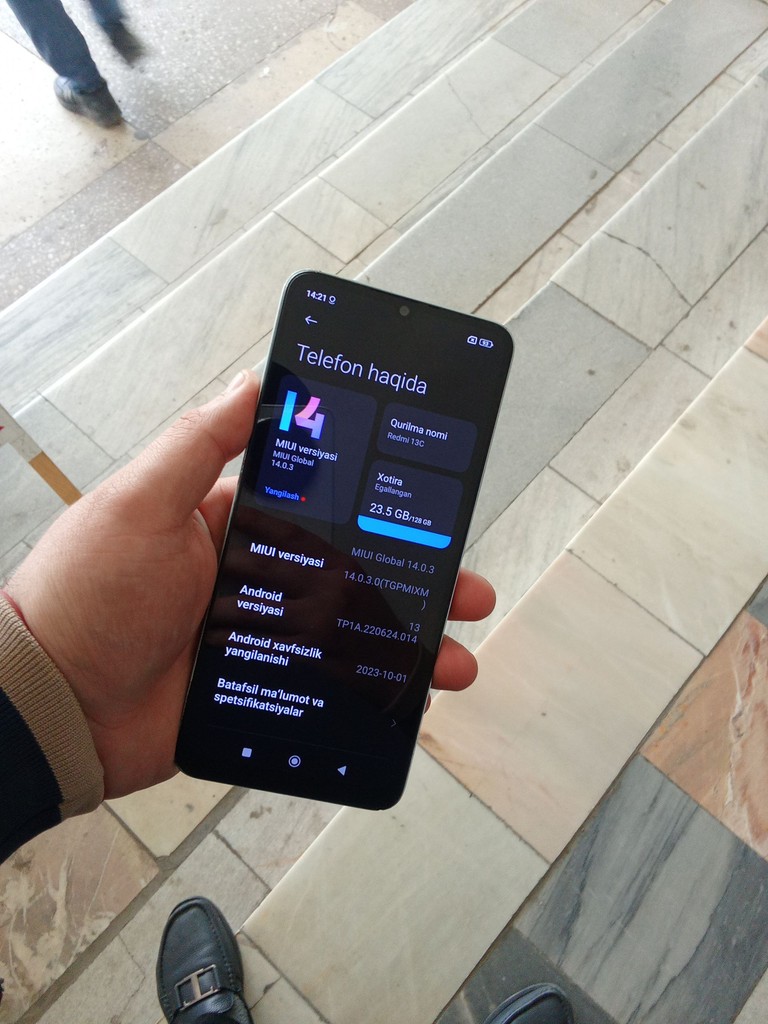 Redmi 13C, 128GB, kamera ishlamaydi image 1