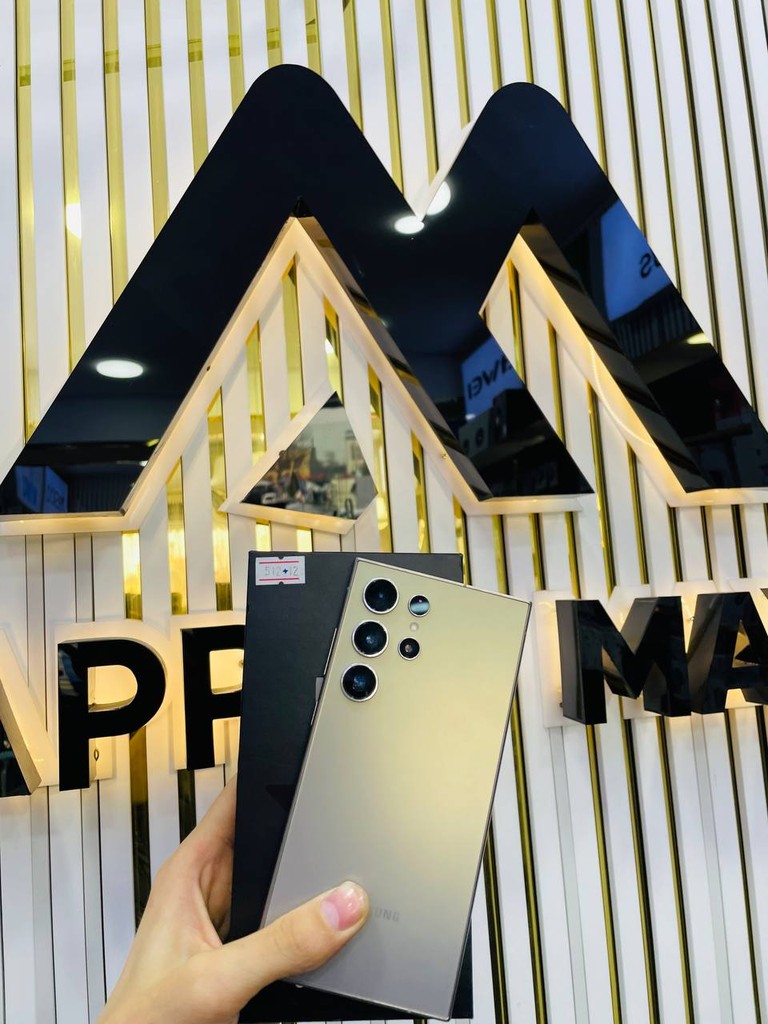 Samsung S24 Ultra 512GB/12GB RAM, 5000mAh, Natural Titanium - 30 kun garanti image 1