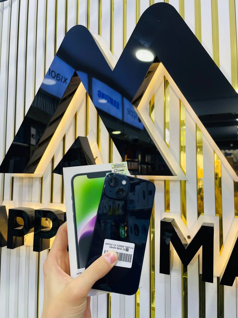 iPhone 14 128GB MIDNIGHT – 10/10 holat image 1