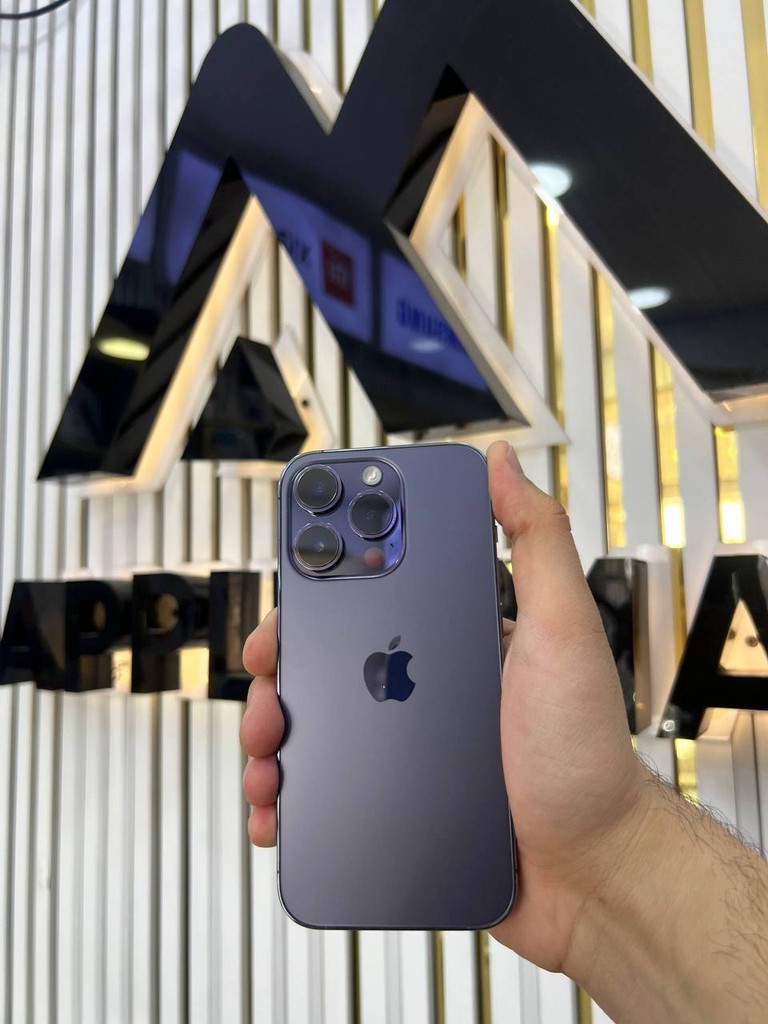 iPhone 14 Pro, 256GB, PURPLE, 2 SIM, ZA/A, 30 kun garantiya image 1