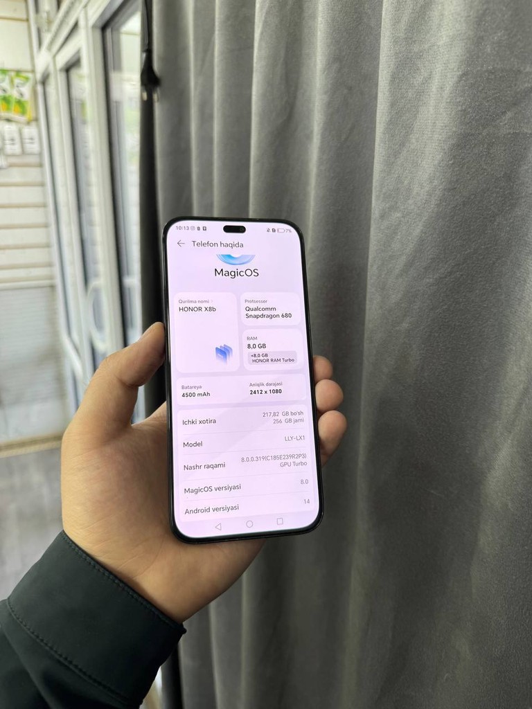 Honor X8B 16/256 GB, 4500 mAh, kamera zo'r image 2