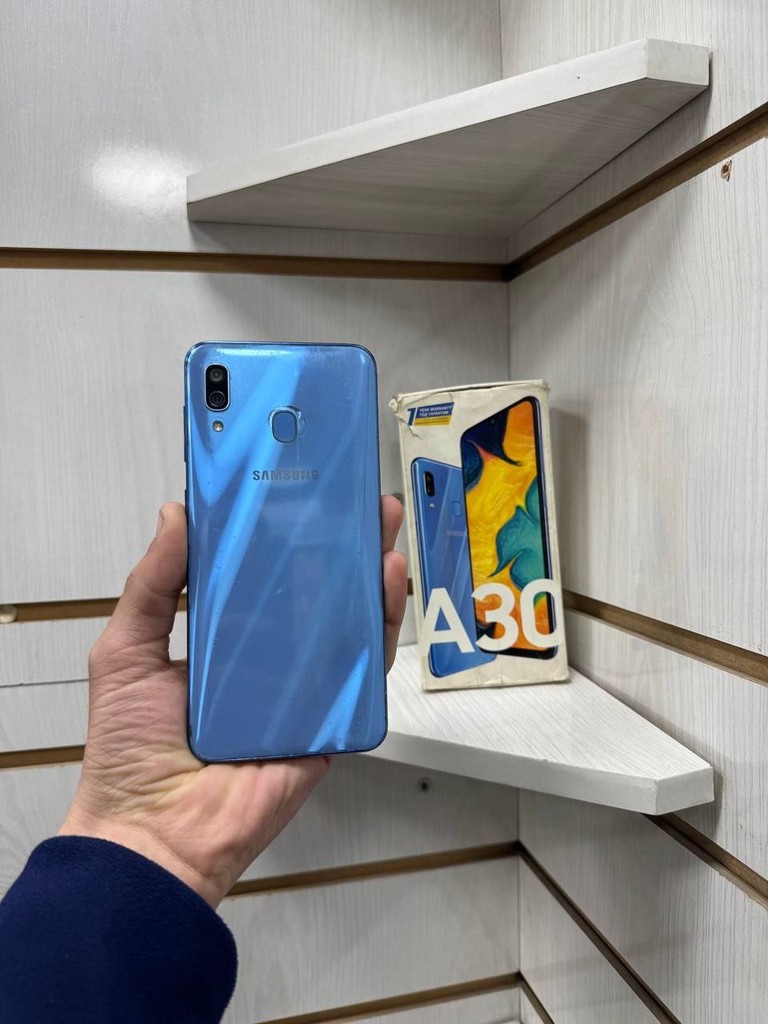 Samsung A30 - 32GB, AMOLED ekran, 5000mAh, yuzga ochadi, 2 IMEI image 2
