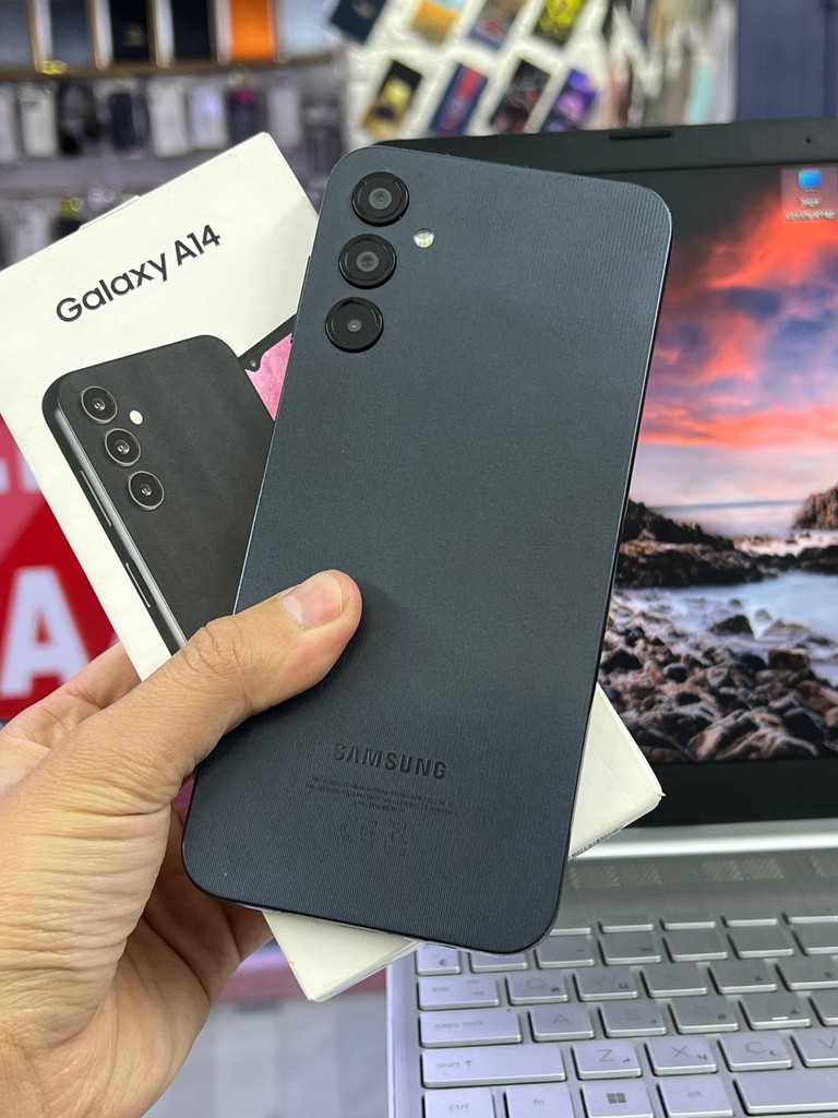 Samsung A14 4/64GB, 5000mAh, qutisi mavjud, rang rasmdagi image 1