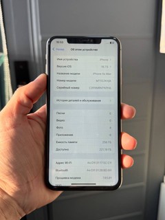 iPhone XS Max – 256 GB, iCloud bor, ishlayaveradi