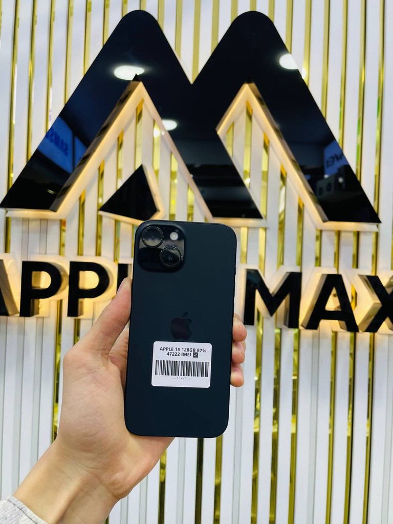 iPhone 15 128GB BLACK — ideal holat, 87% batareya, qutisi yo’q image 1