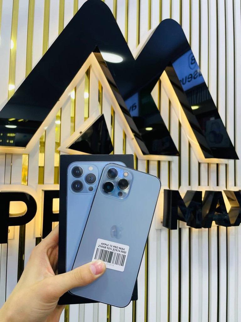 Apple iPhone 13 Pro Max, 256 GB, BLUE, 92% battery, 30-day warranty image 1