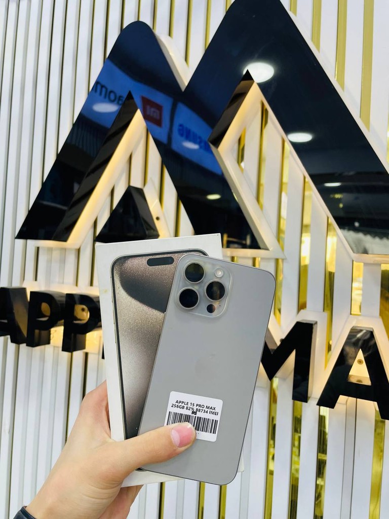 Apple iPhone 15 Pro Max 256GB, 82% bateriya, 30 kun garanti image 1