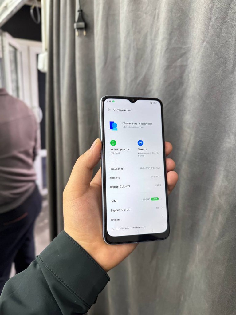 Oppo A17 – 5/64GB, 5000 mAh, kamera yaxshi, 1 haftalik garantiya image 2