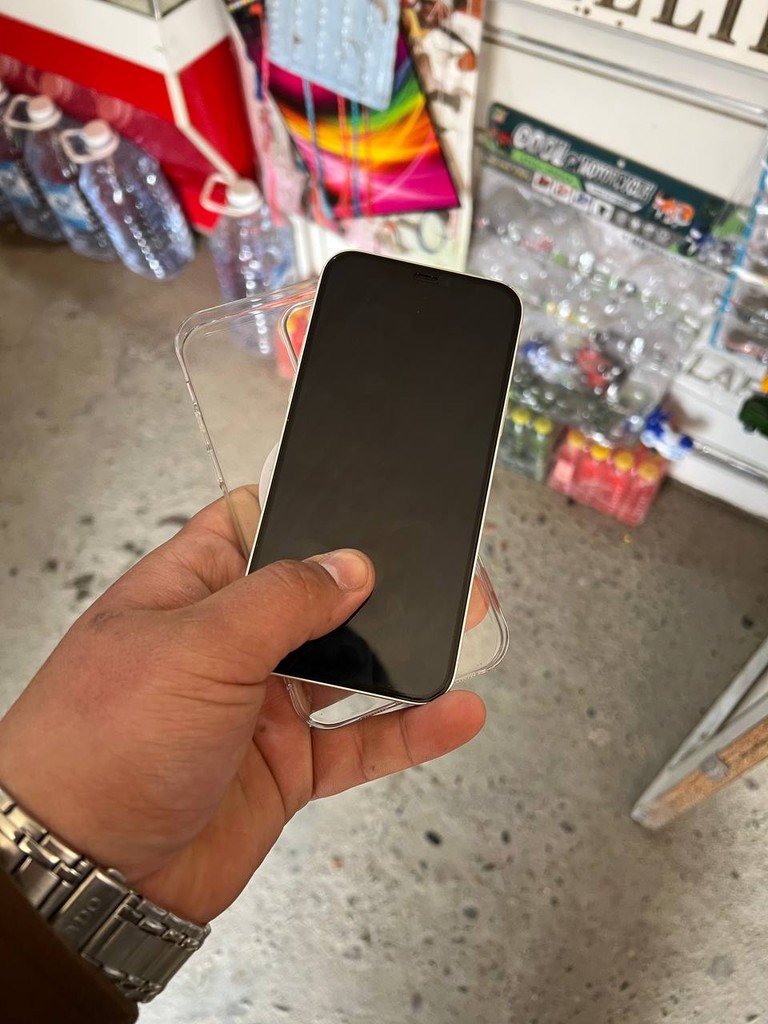 iPhone 12 128GB, oq rang, 2 SIM, 76% batareya, garantiya image 2