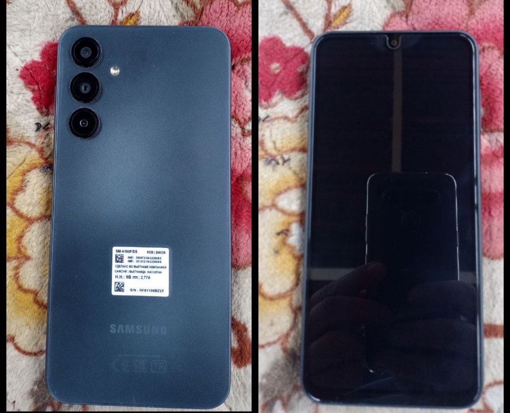 Samsung A16 8/256GB, Ideal holat, 2 SIM, orig. quticha image 1