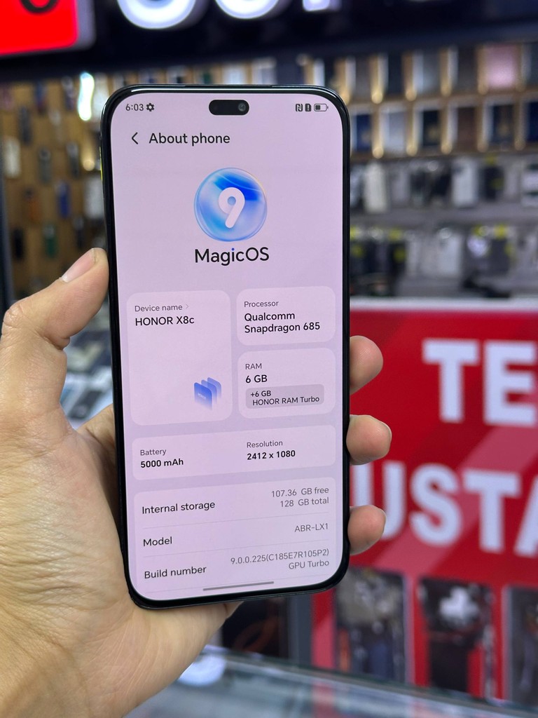 Honor X8C 6/128GB - ideal holatda image 2