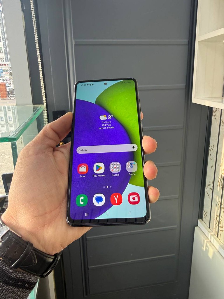 Samsung A52 128GB, 2 SIM, Ideal holatda image 1