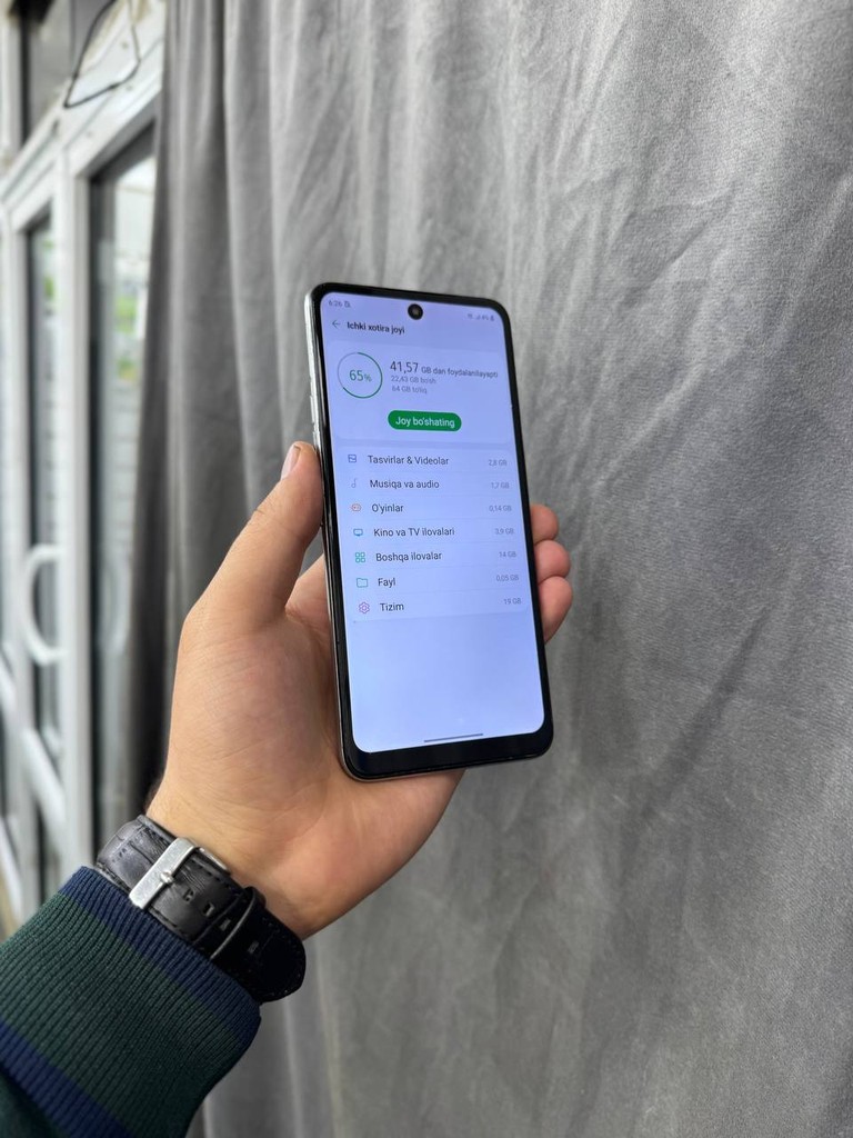 LG Q52 4/64GB, Oq, IMEI o'tgan, Holati ideal, 1 hafta garantiya image 2
