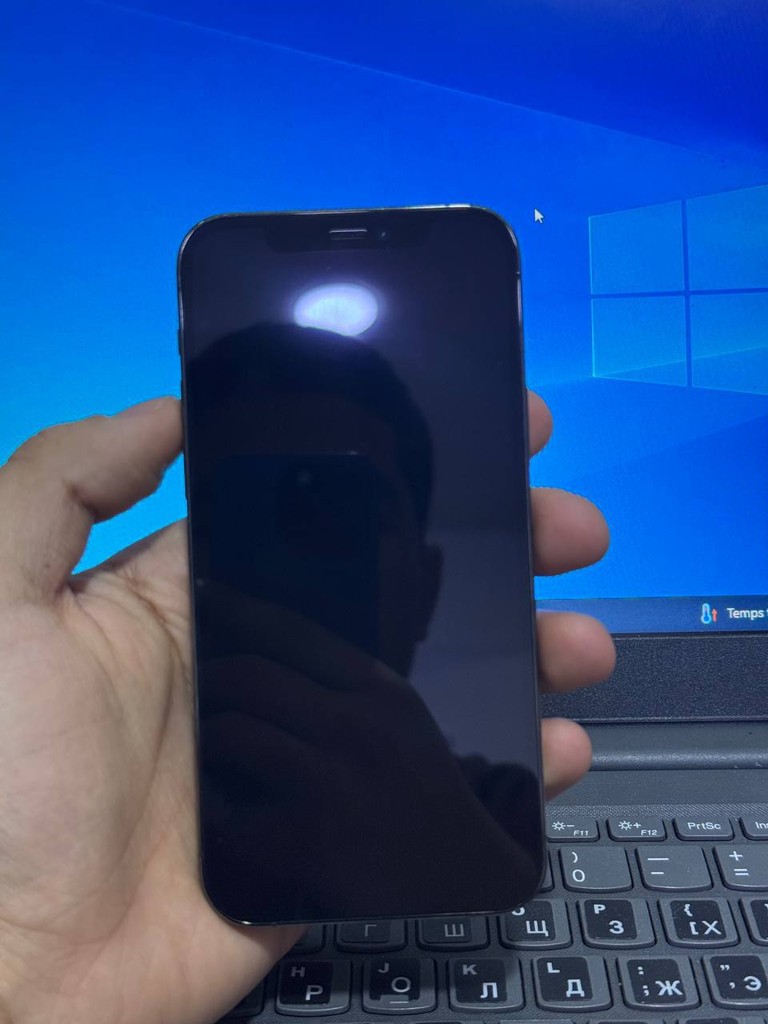 iPhone 12 Pro, 128GB, qora, 78% batareya image 2