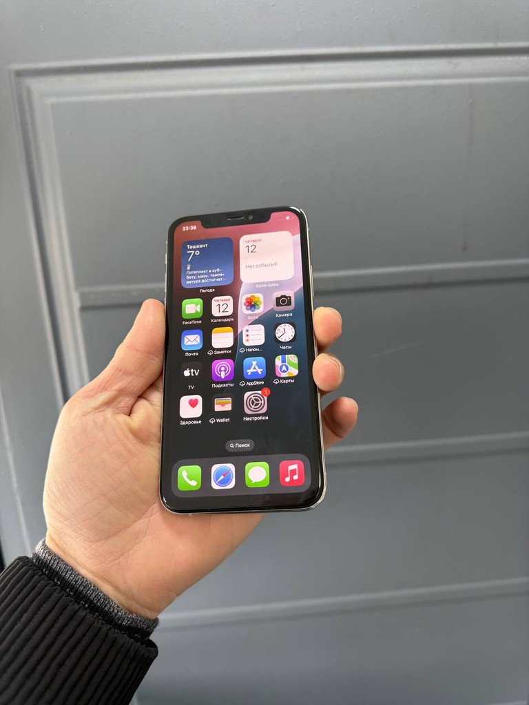 iPhone XS 64GB - Batareya 100%, Box yoq image 1