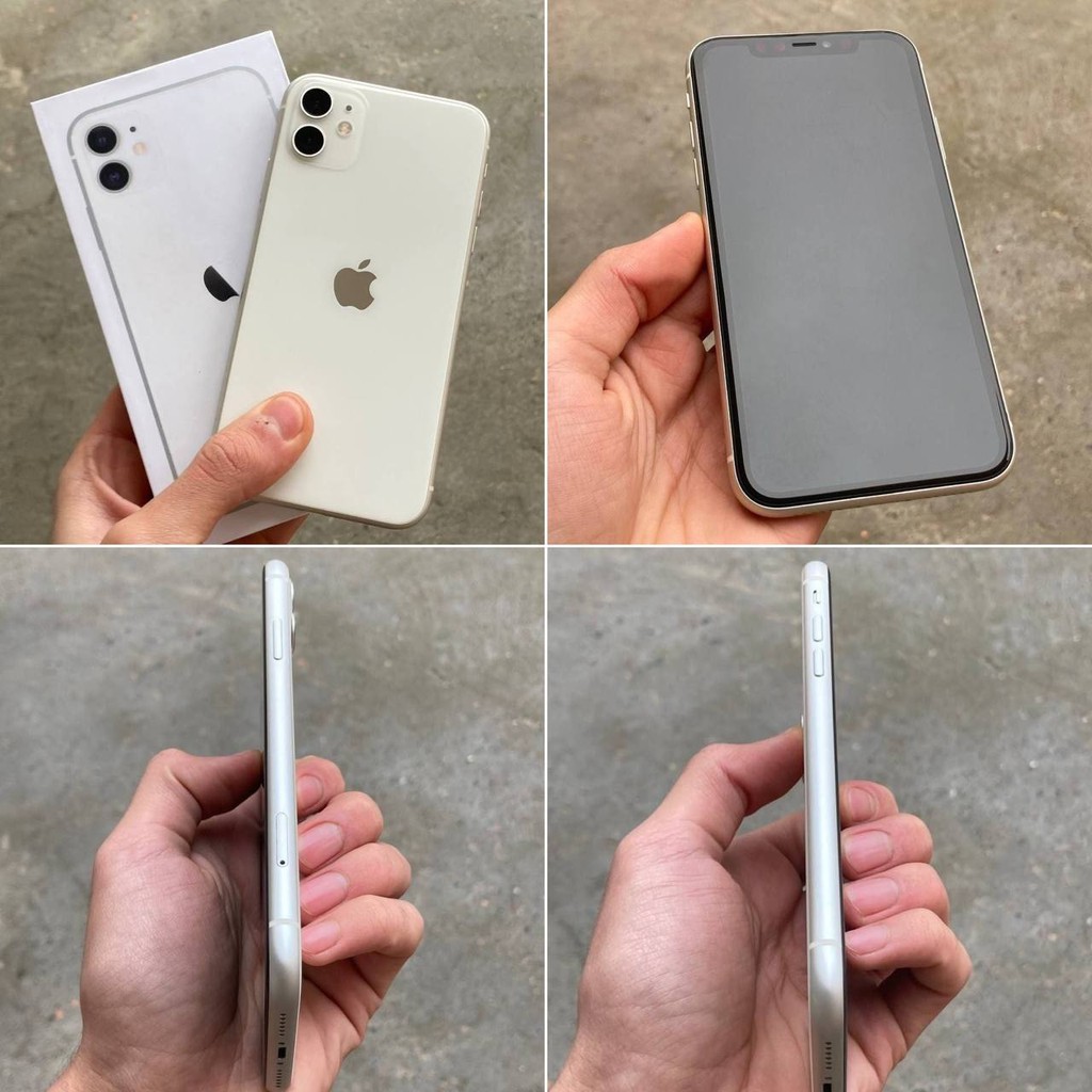 iPhone 11 - 64GB, 75% battery, white, original box image 1