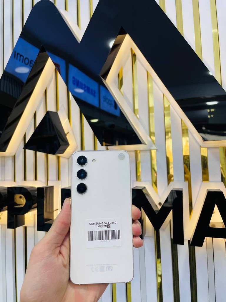 SAMSUNG S23 128GB, Dual SIM, White, Vietnam image 1