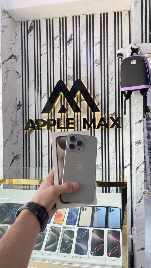 iPhone 15 Pro Max - 256GB, 82% bateriya, NATURAL rang, J/A image 1