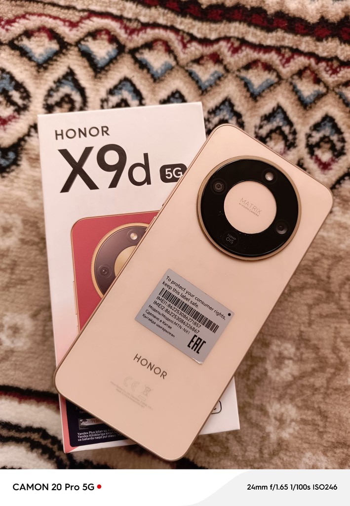 Honor X9D 5G - 8/256GB, garantiyali, ideal holatda image 2