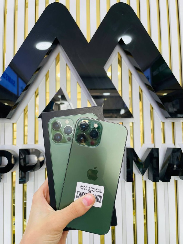 iPhone 13 Pro Max 128GB GREEN - 80% battery, IMEI checked image 1