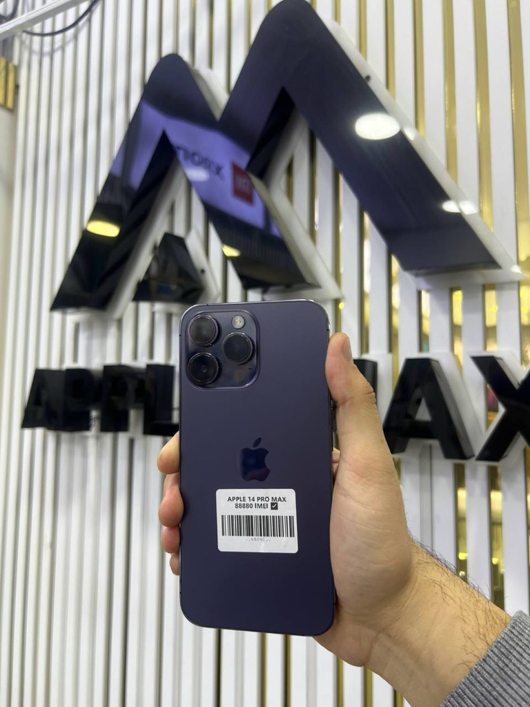 iPhone 14 Pro Max 256GB Purple — USED, 79% battery image 1