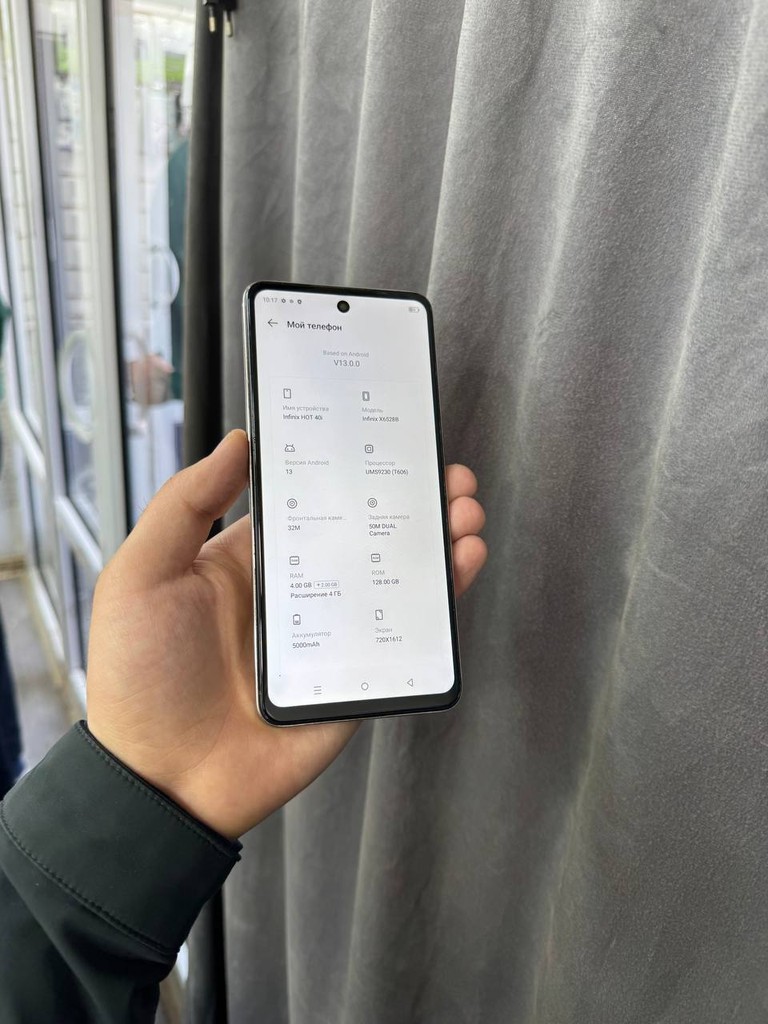 Infinix Hot 40, 6/128GB, 5000mAh, ideal holatda image 2